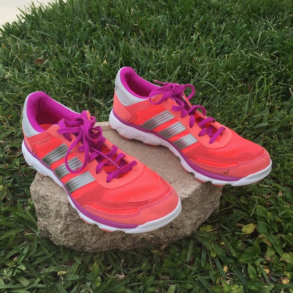 adidas Shoes - Ladies Adidas pink purple and gray Running Shoes